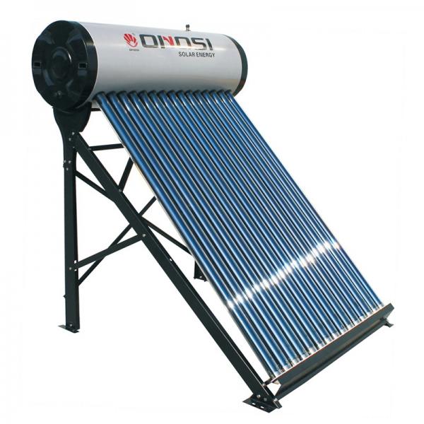 Druckfreier Einrohr-Einlass-Auslass-Solarwarmwasserbereiter